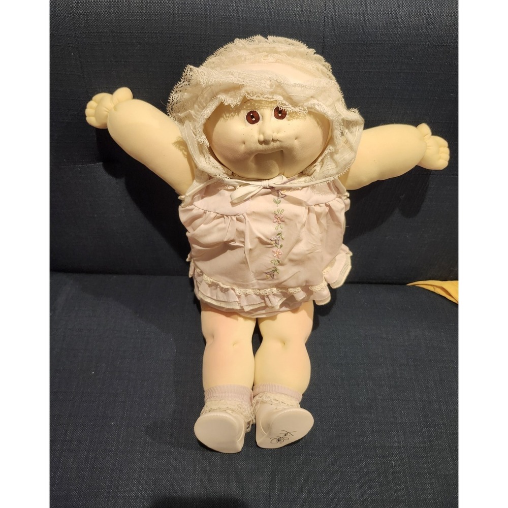 VTG Cabbage Patch XAVIER ROBERTS HAND SIGNED Little People SOFT SCULPTURE Rare